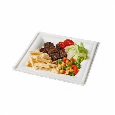 Plât Sgwâr Bagasse